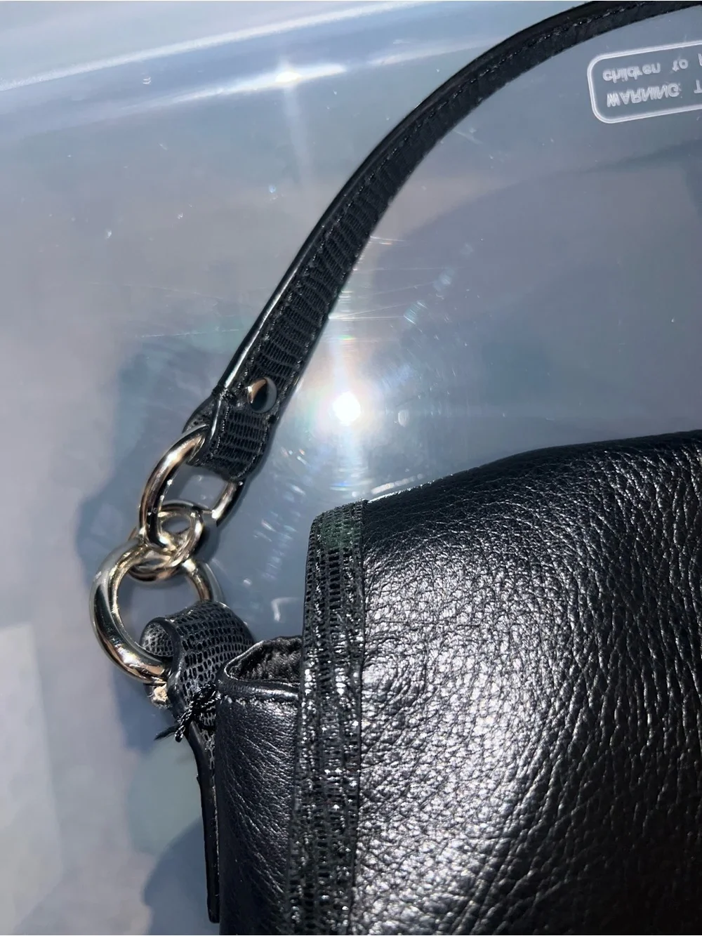 Coach Black Leather Shoulder Hobo with Silver Hardware: Vintage